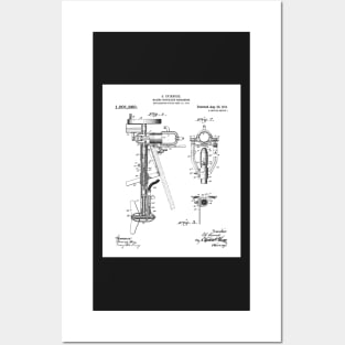 Outboard Motor Patent - Sailing Sailor Lakehouse Art - White Posters and Art